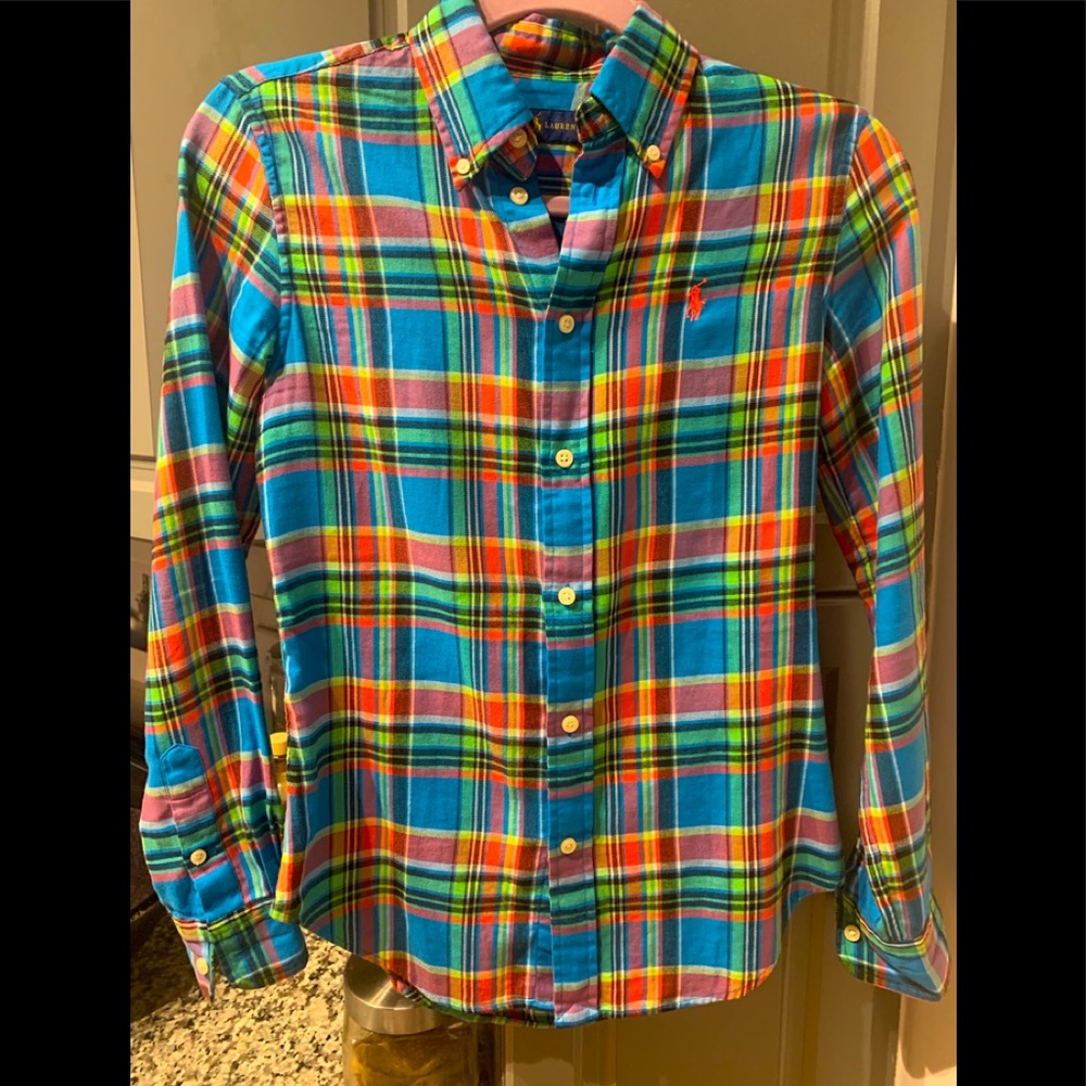 ⭐️RALPH LAUREN⭐️ Plaid Button Down